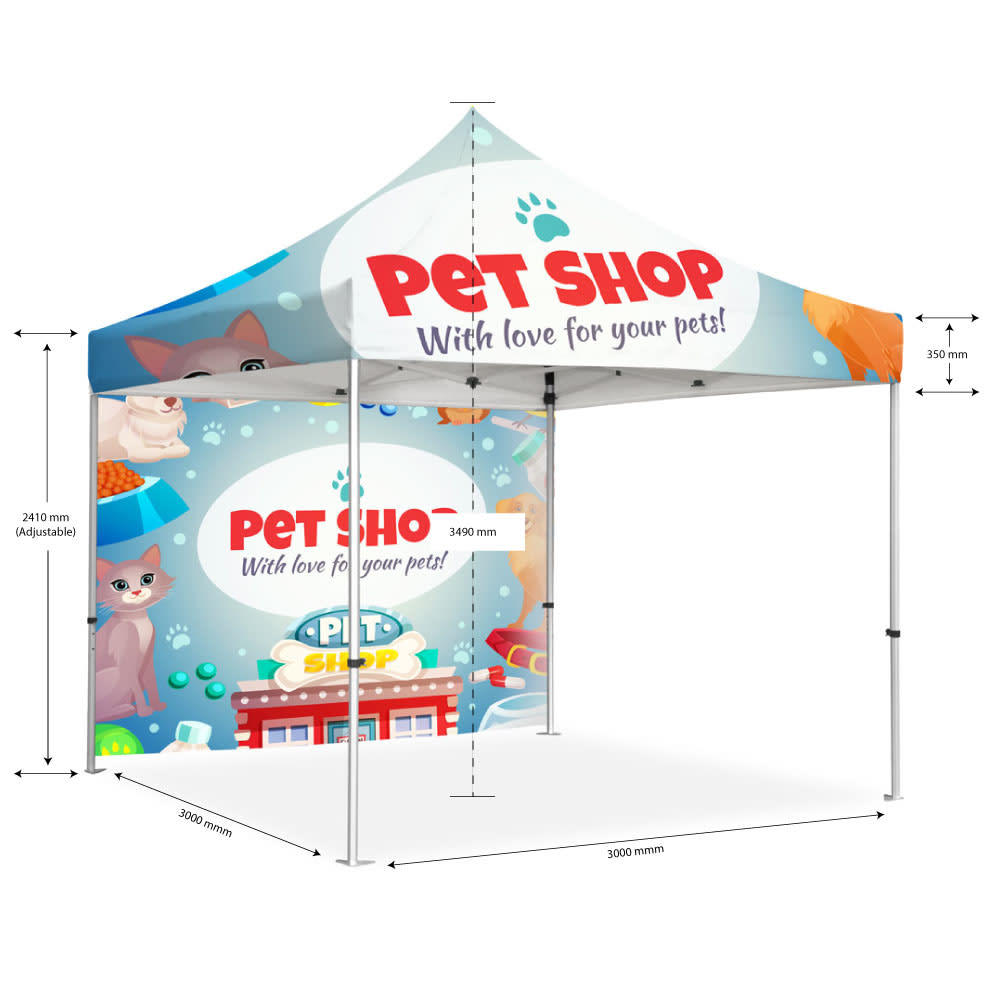 Printed Marquee 3x3m