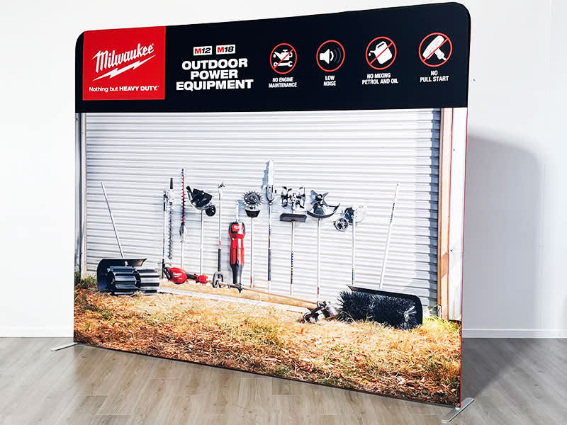 10ft Straight Tube Fabric Stand - 48hrs Production