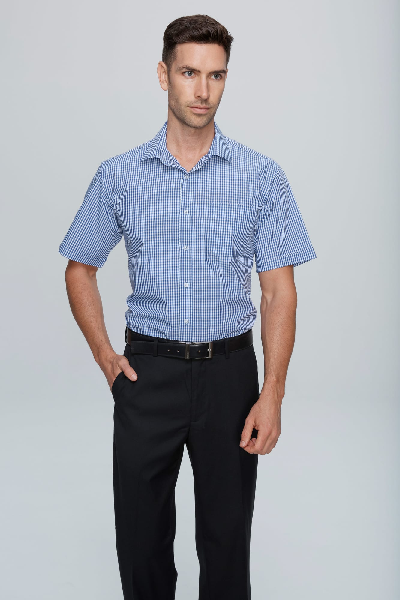 EPSOM MENS SHIRT SHORT SLEEVE RUNOUT