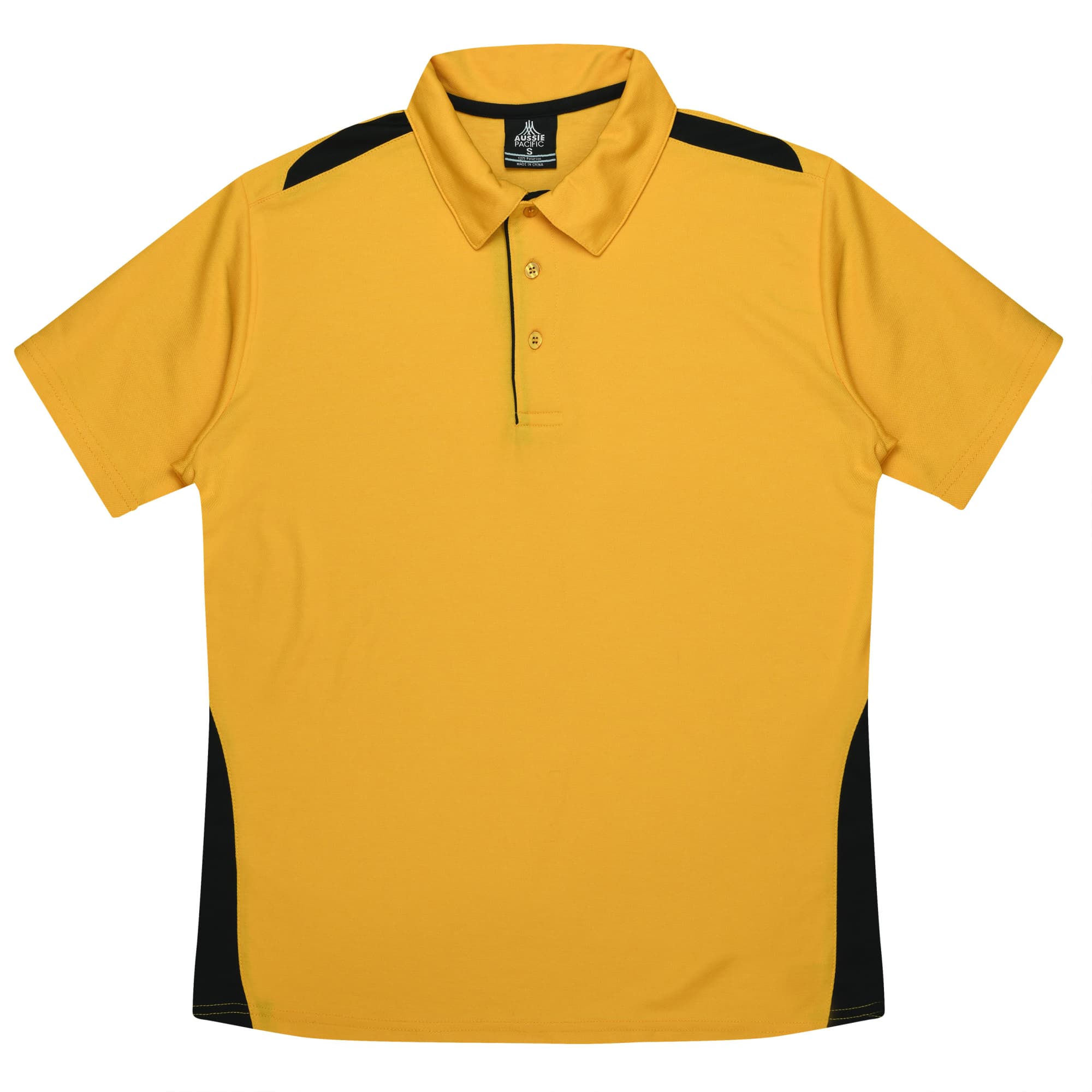 PATERSON KIDS POLOS RUNOUT - N3305 Image GOLD/BLACK