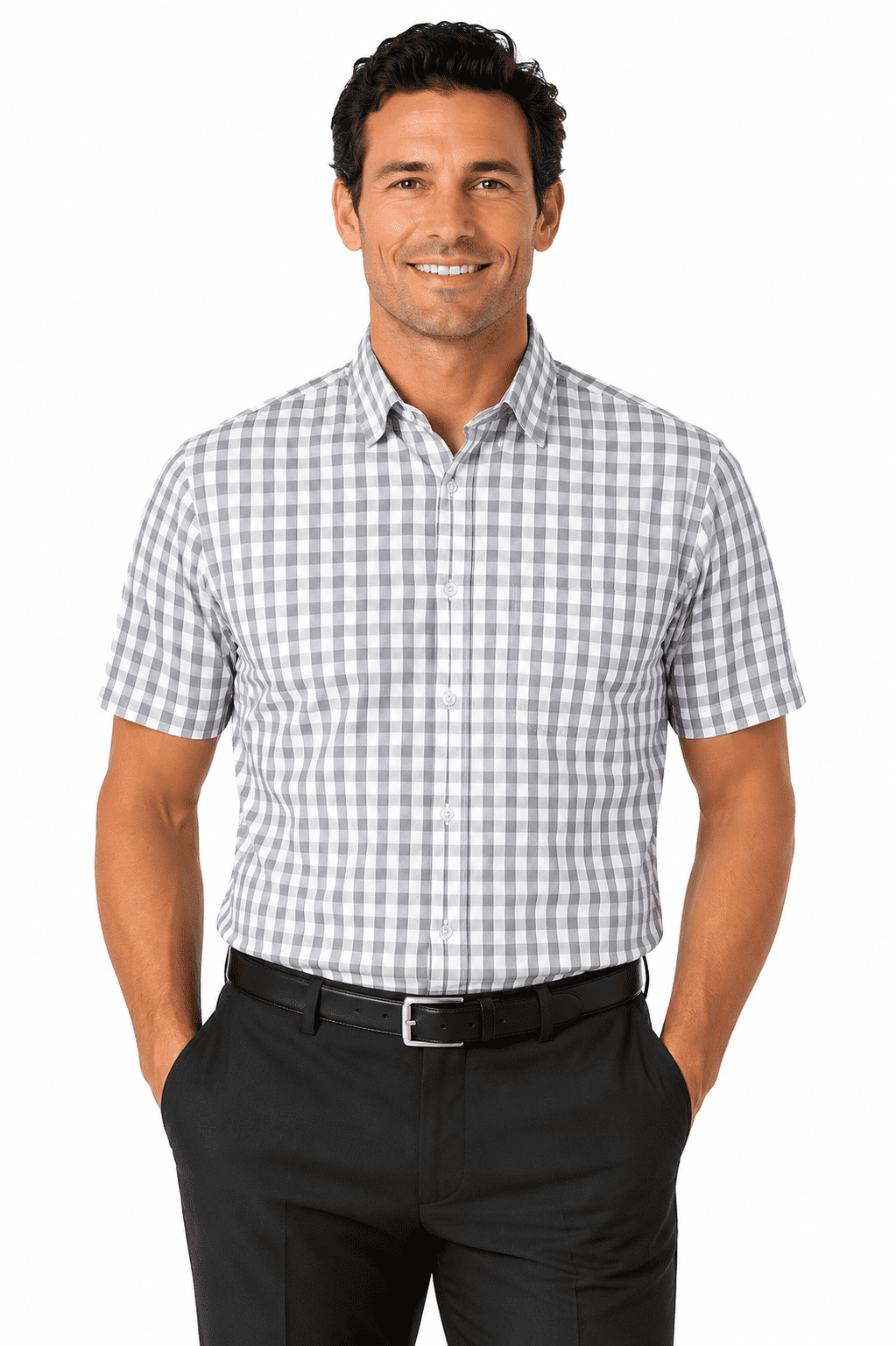 DEVONPORT MENS SHIRT SHORT SLEEVE RUNOUT