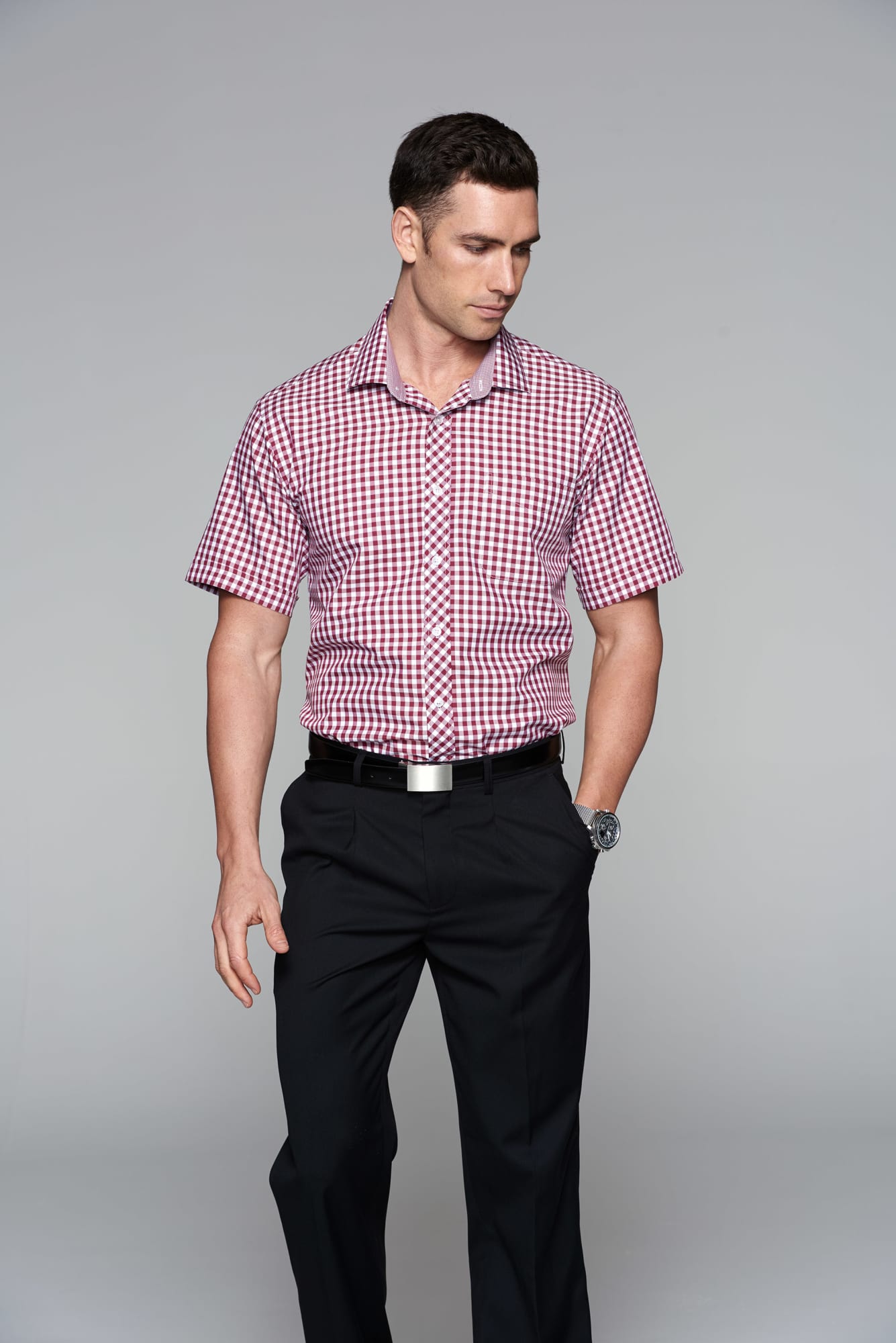 BRIGHTON MENS SHIRT SHORT SLEEVE - N1909S Image