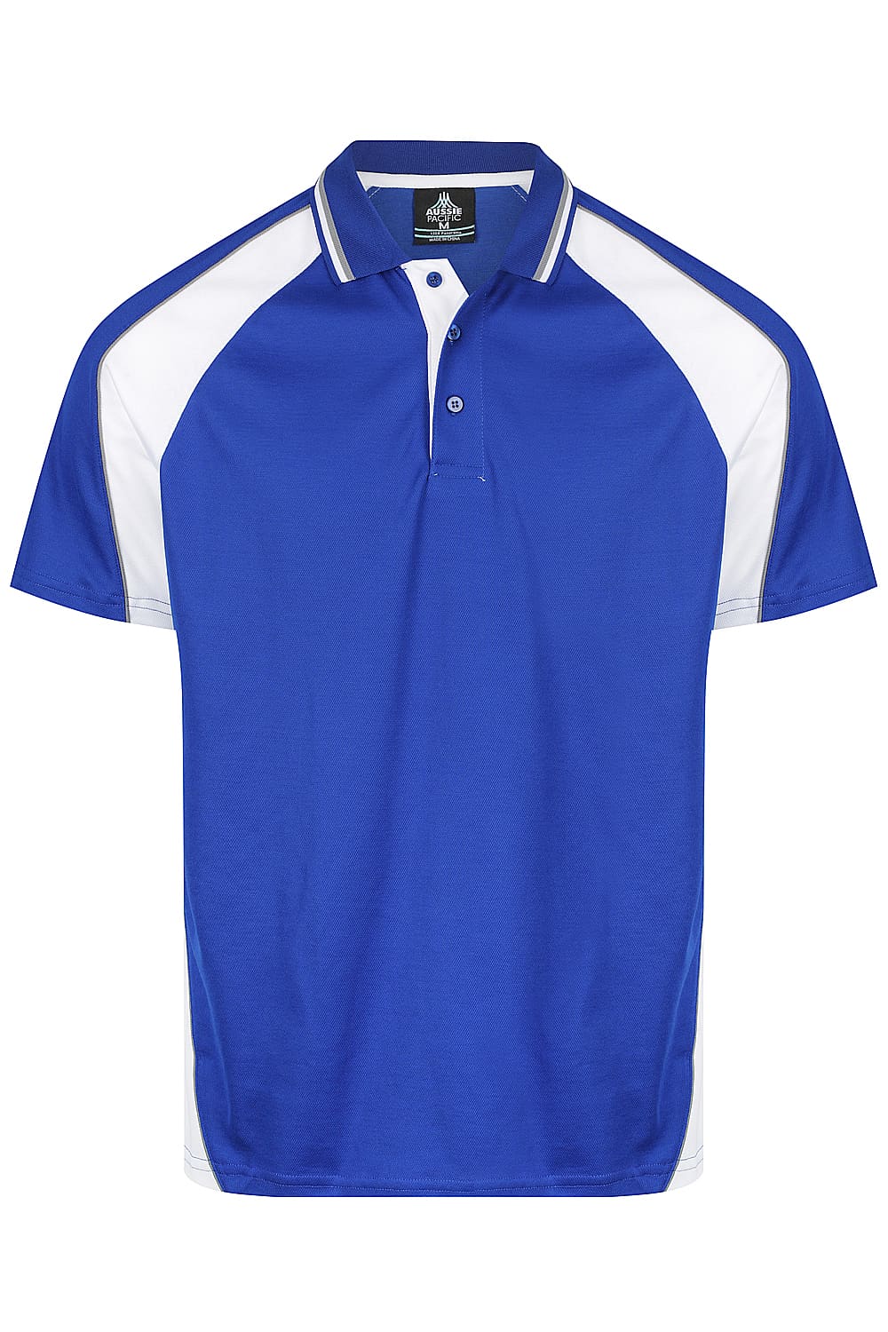 PANORAMA MENS POLOS - N1309 Image ROYAL/WHITE/ASHE