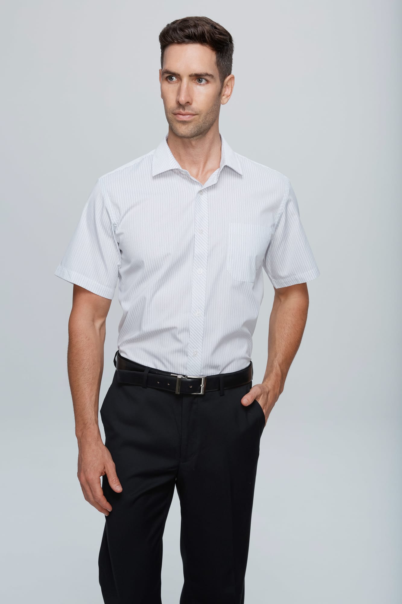 BAYVIEW MENS SHIRT SHORT SLEEVE RUNOUT - N1906S Image