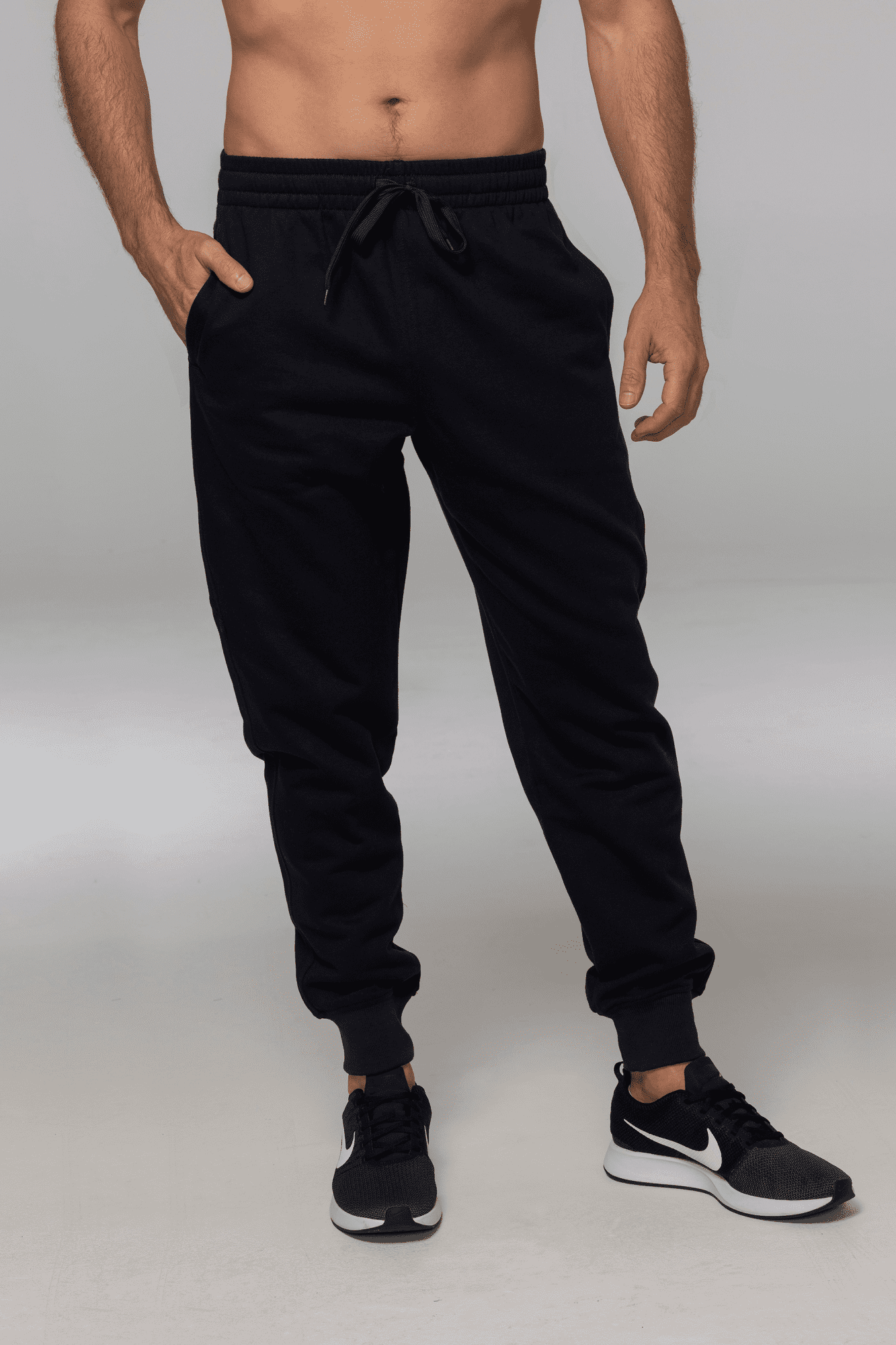 TAPERED FLEECE MENS PANTS - N1608 Image