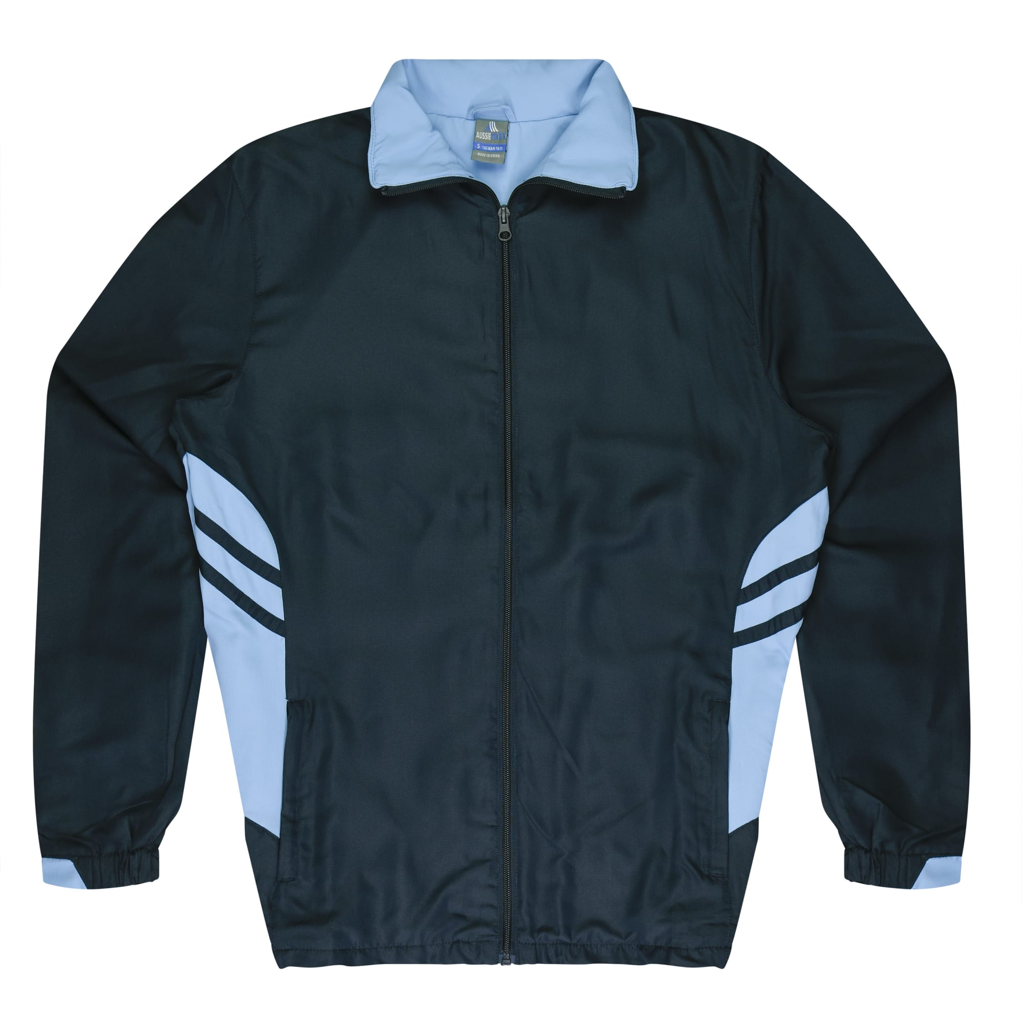 TASMAN MENS TRACKTOPS RUNOUT - N1611 Image NAVY/SKY