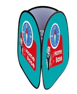 Vertical Pop Up Banners 3 Sided 920mm x 1100mm