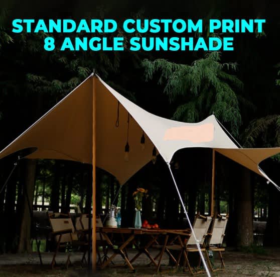 Camping Canopy 8 Angel + Poles