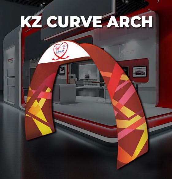 Stretch Fabric Curved Arch / Tension Fabric Replacement Single Sided Skin 2700mm x 1000mm x 600mm x 2300mm