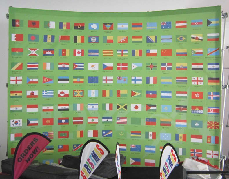 Media Wall 2.25m x 2.25m - Curved - No Sides