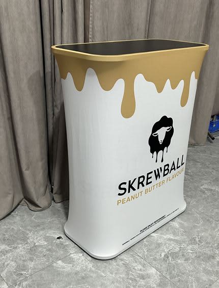 Stretch Fabric Light Box Hydraulic Counter