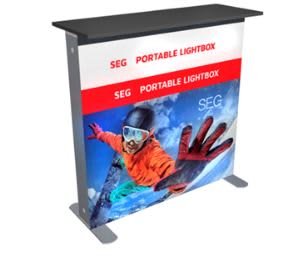 Promotion Light Box Table 1000mm x 1000mm Aluminium Frame - Liquid ...