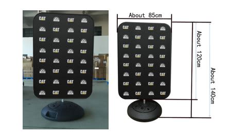Stretch Fabric Display / Tension Fabric Display -Rectangle Shape 850mm x 2000mm with Water Base