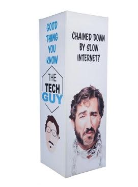Stretch Fabric Square Column Display / Tension Fabric Square Column Display