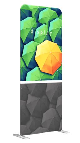 Stretch Fabric Polyester Sleeve Light Box / Straight Frame 900mm x 2300mm