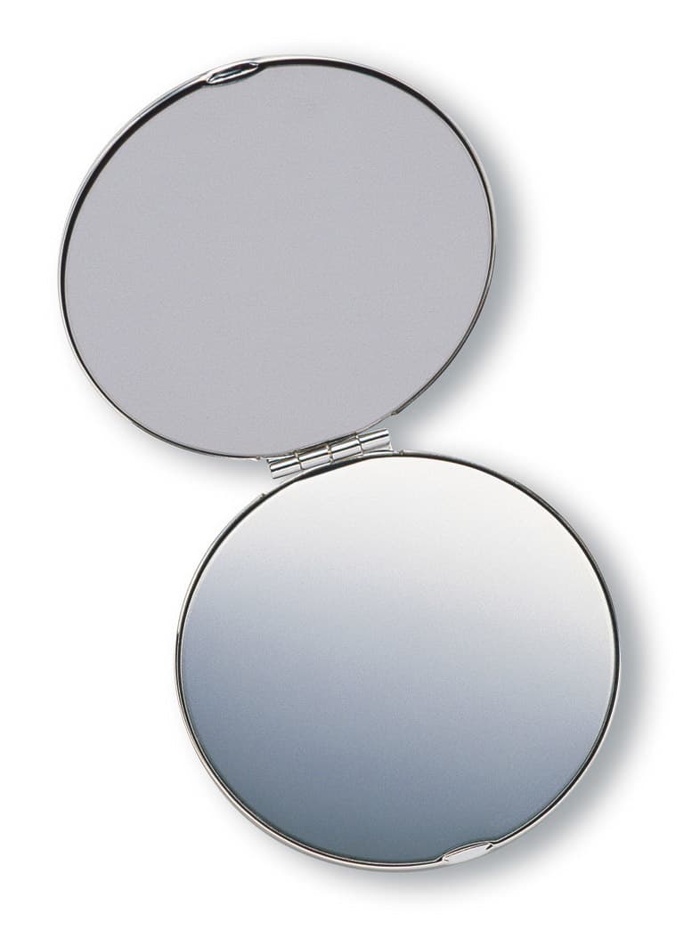 Silver Compact Mirror