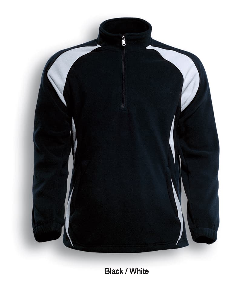 Unisex Adults 1/2 Zip Sports Pull Over Fleece