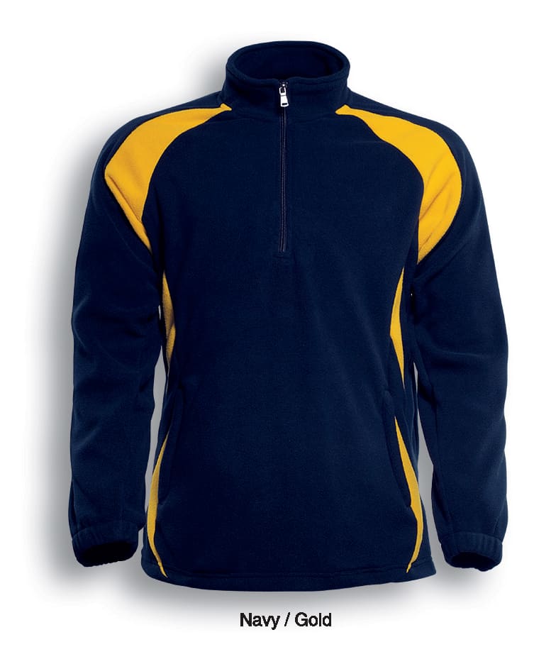 Unisex Adults 1/2 Zip Sports Pull Over Fleece