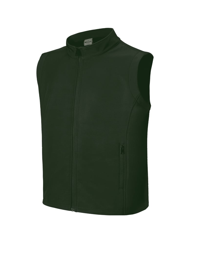 Mens Softshell Vests - CJ1638 Image BOTTLE GREEN