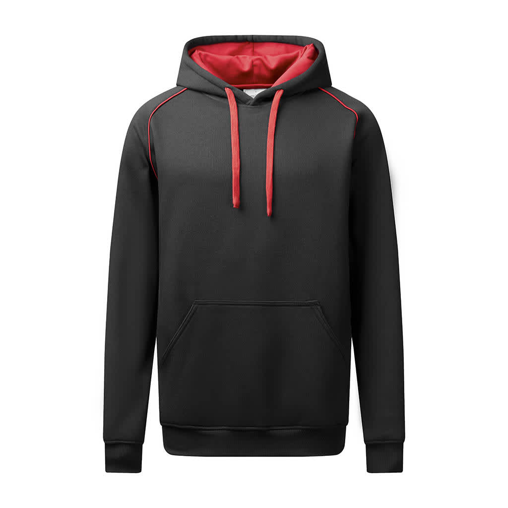 Inner Hood Contrast Fleecy Hoodie