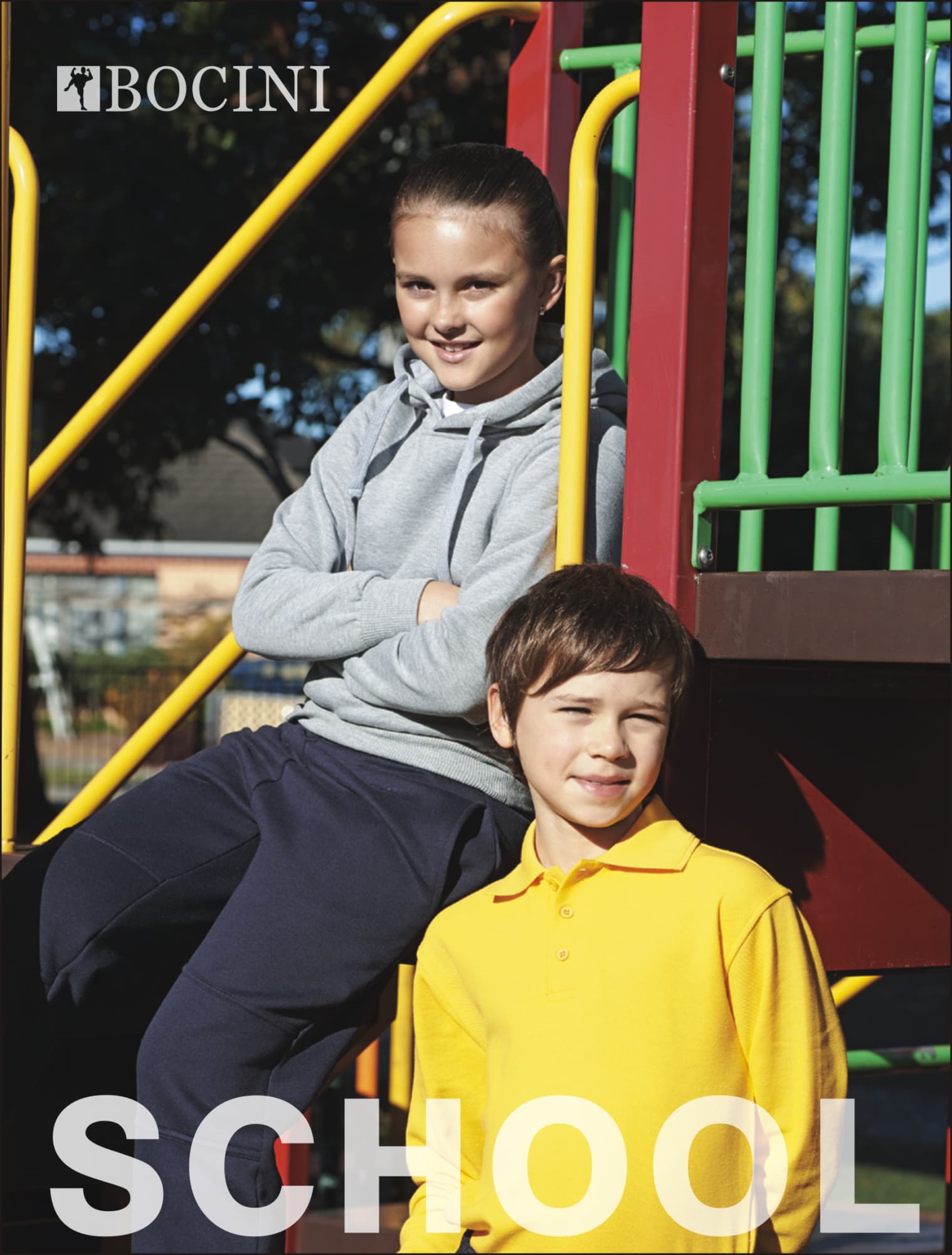 Kids Double Knee Track Pants