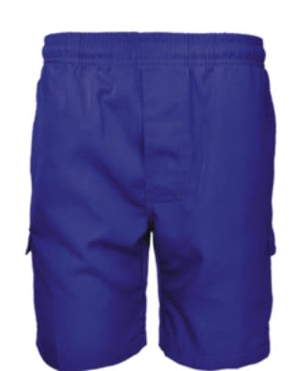 Kids School Cargo Shorts - CK1403 Image ROYAL