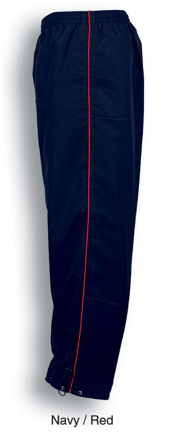 Unisex Adults Track - Suit Pants With Piping - CK505 Image NAVY/RED