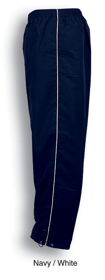 Unisex Adults Track - Suit Pants With Piping - CK505 Image NAVY/WHITE