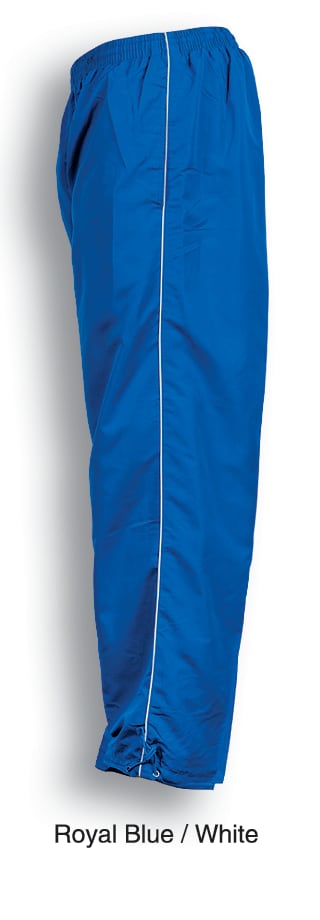 Unisex Adults Track - Suit Pants With Piping - CK505 Image ROYAL/WHITE