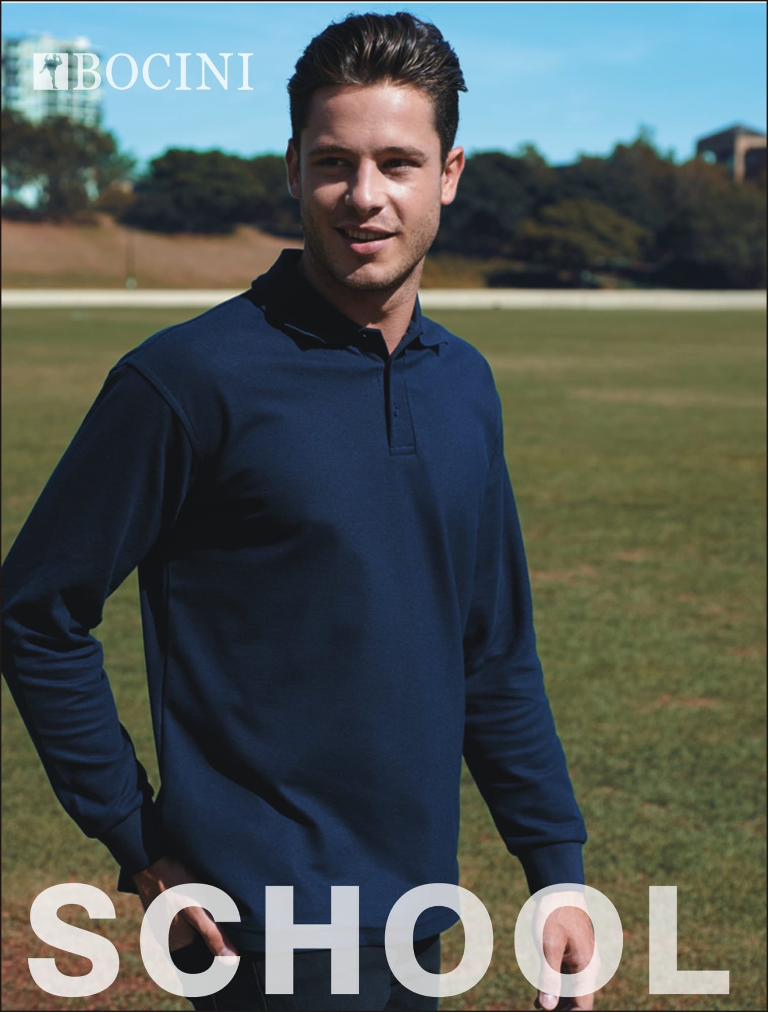 Kids Long Sleeve Basic Polo