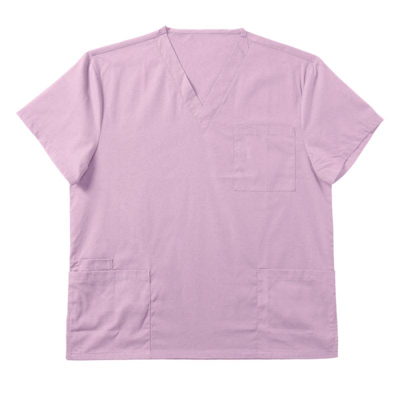 Ladies Scrubs Top - CS1642 Image PINK