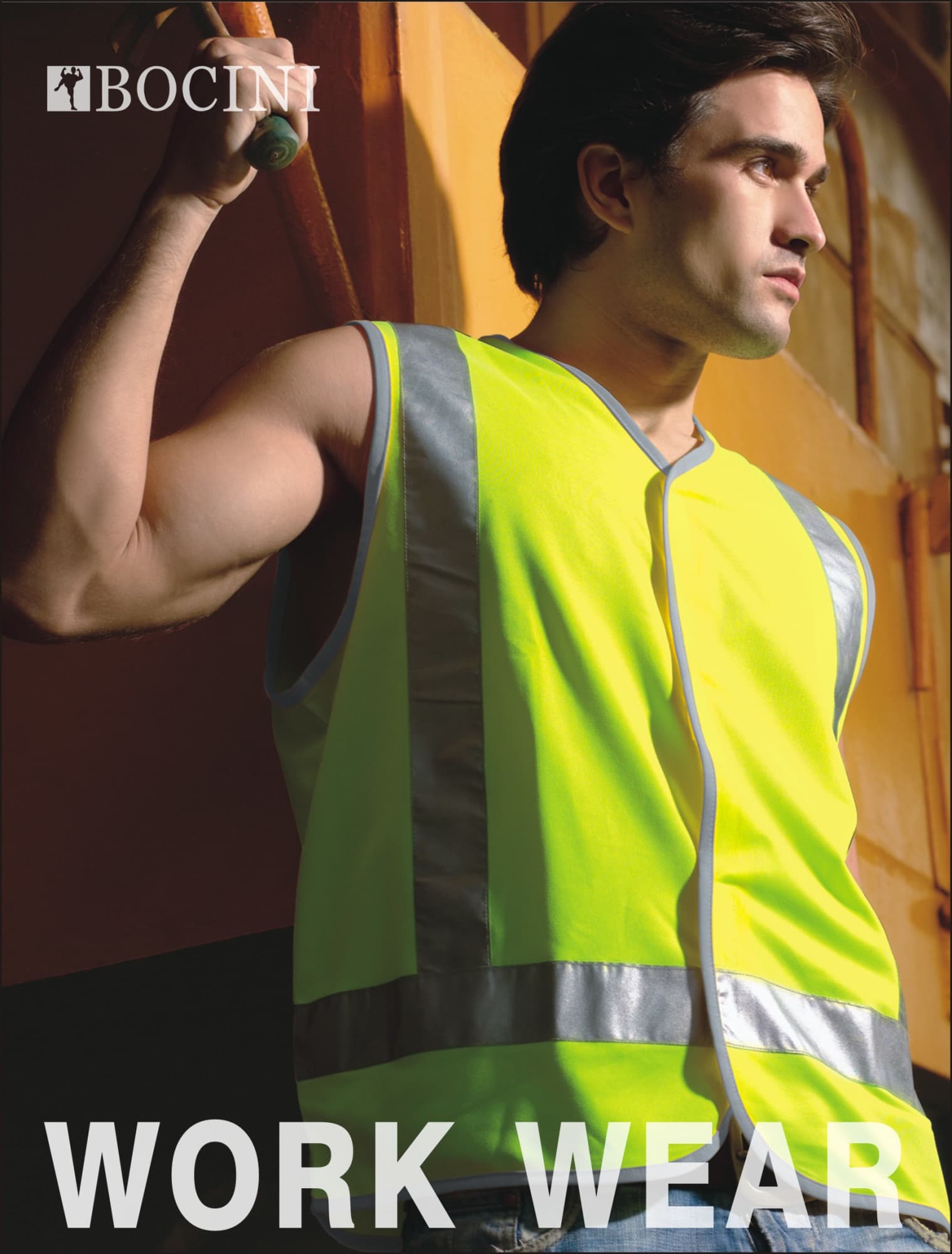 Unisex Adults Hi-Vis Vest With Reflective Tape - SJ0322 Image