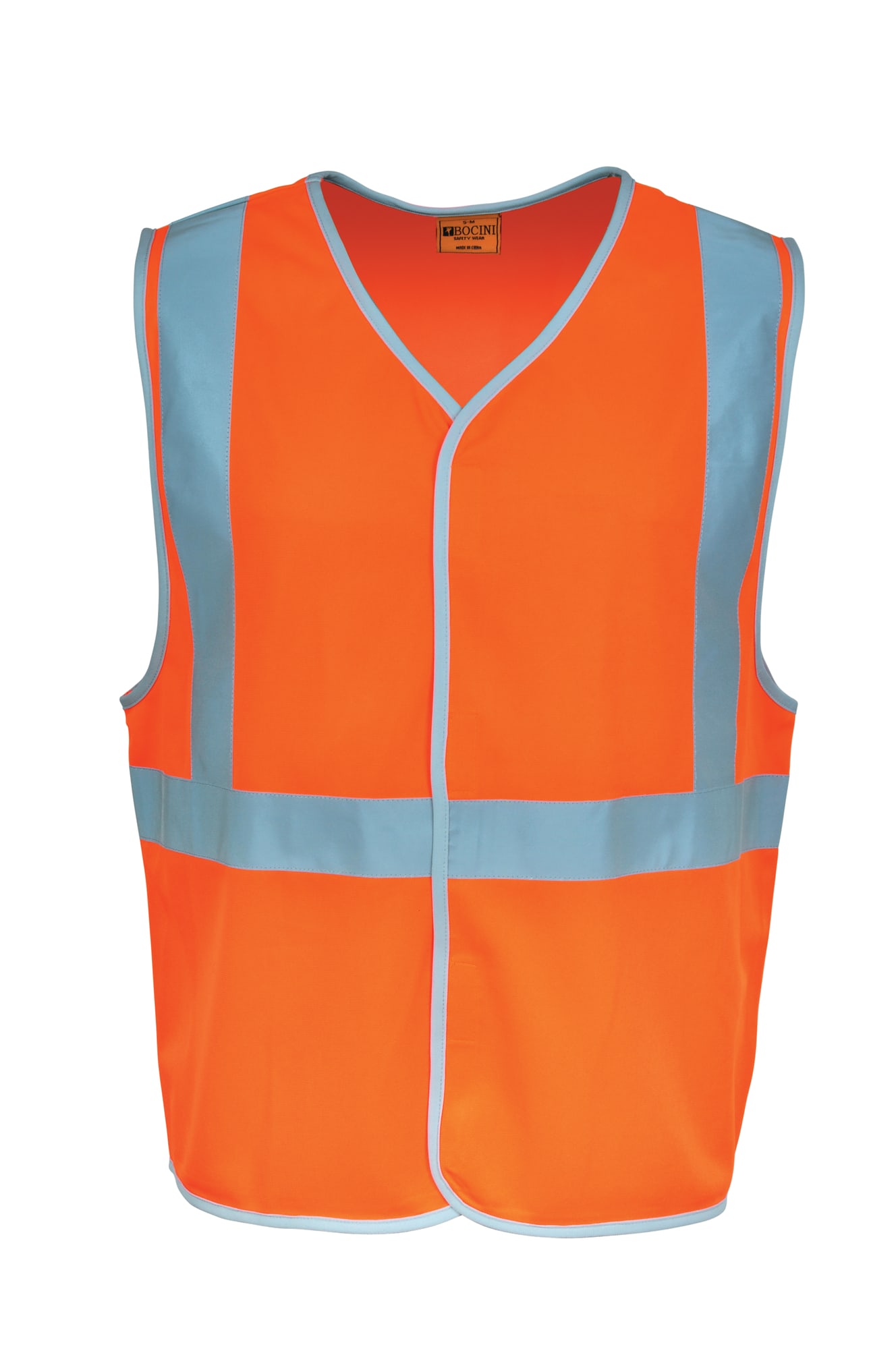 Unisex Adults Hi-Vis Vest With Crossing Tape