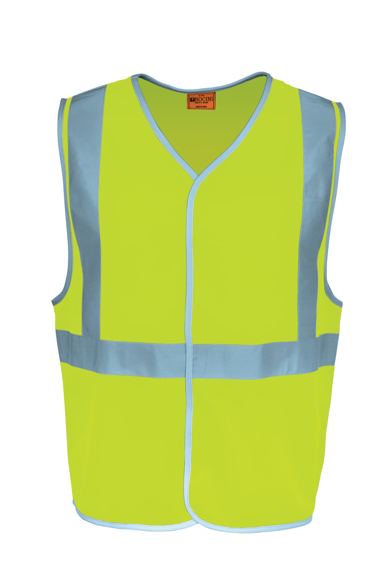 Unisex Adults Hi-Vis Vest With Crossing Tape