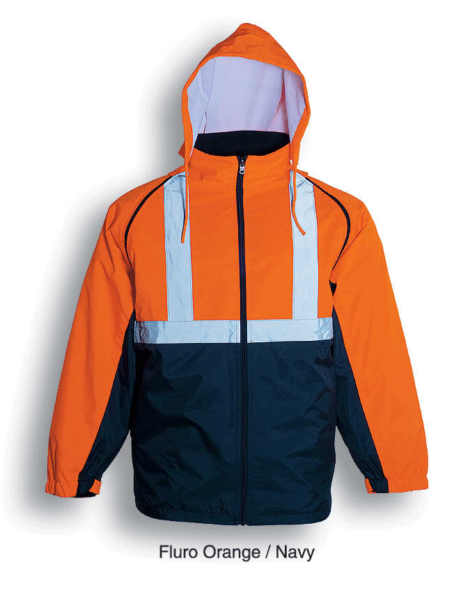 Unisex Adults Hi-Vis 3 In 1 Jacket With Reflective tape