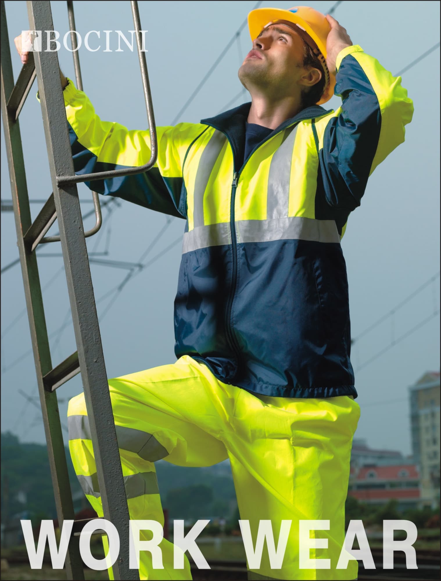 Unisex Adults Hi-Vis 3 In 1 Jacket With Reflective tape