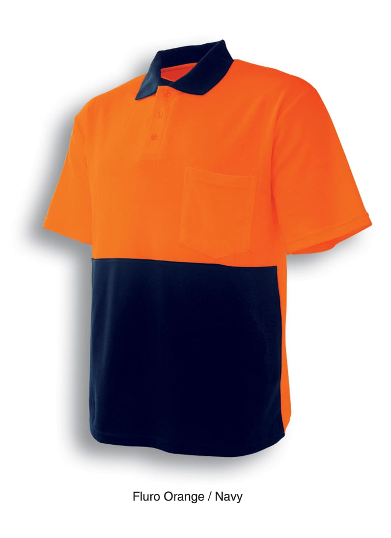 Unisex Adults Hi-Vis Poly/Cotton Polo S/S