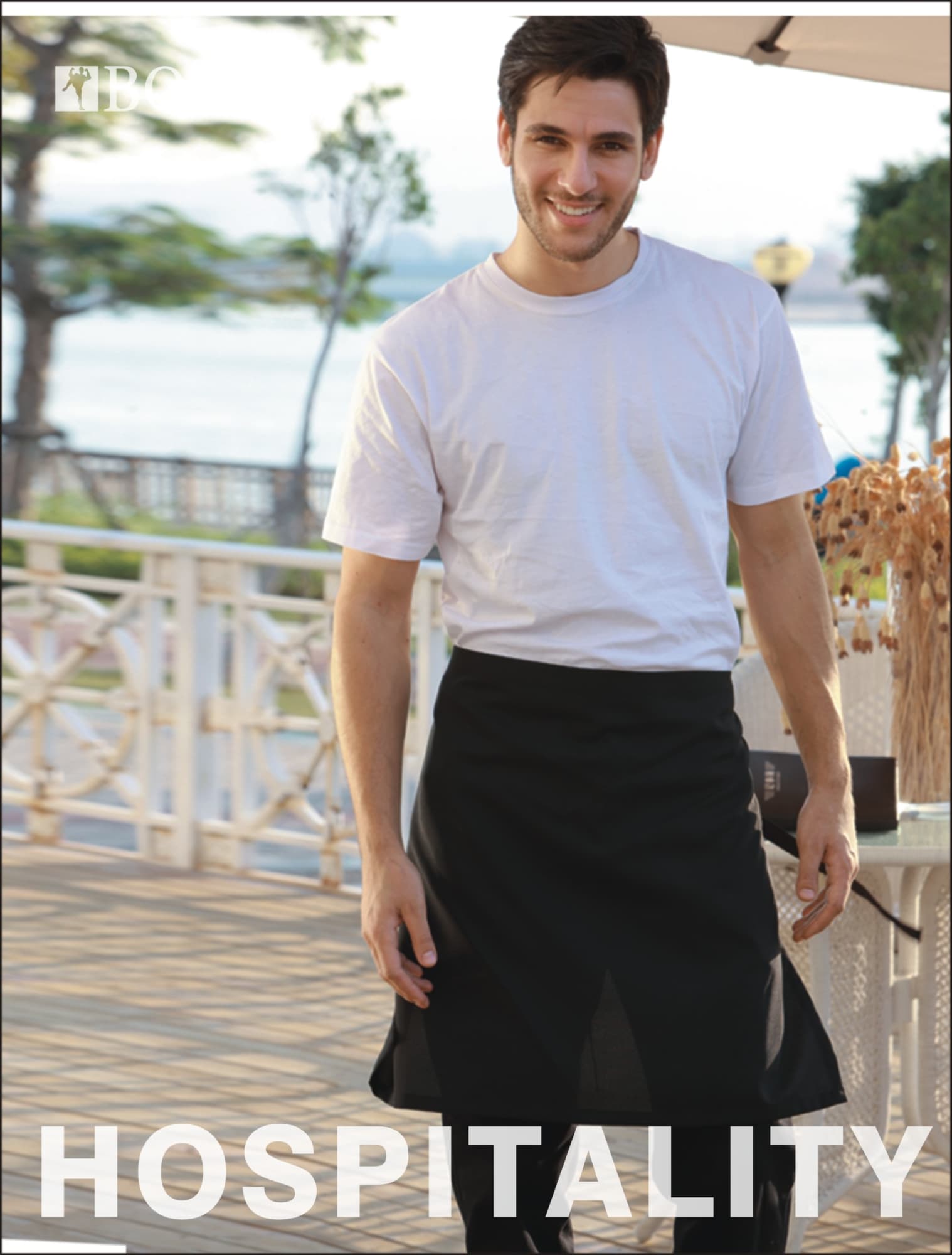 Cotton Drill Half Apron - With Pocket
