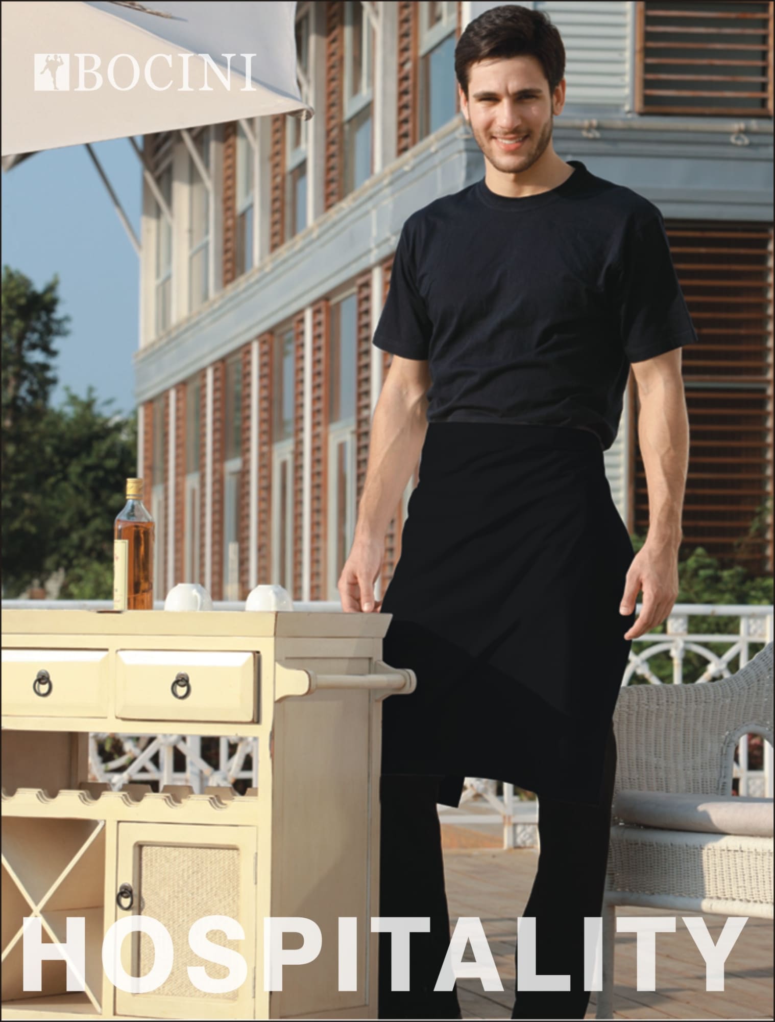 Polyester Drill Half Apron - No Pocket