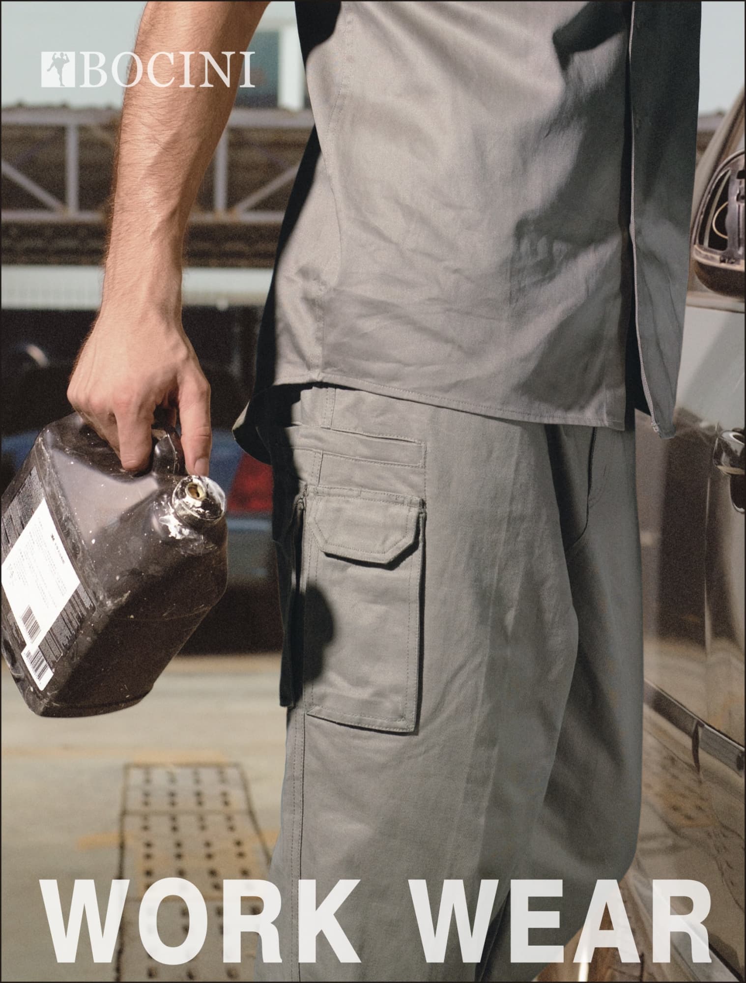 Unisex Adults Cotton Drill Cargo Pants