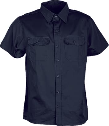 Unisex Adults Cotton Drill Work Shirt S/S