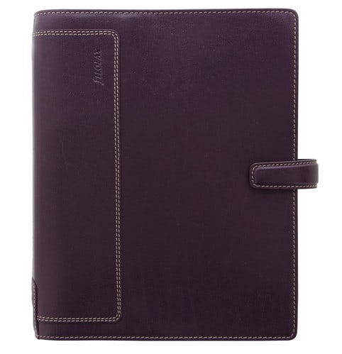 Ff Holborn A5 Organiser Purple Leather
