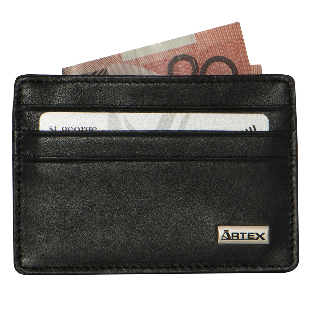 Artex Taking Care of Business Card Holder Black