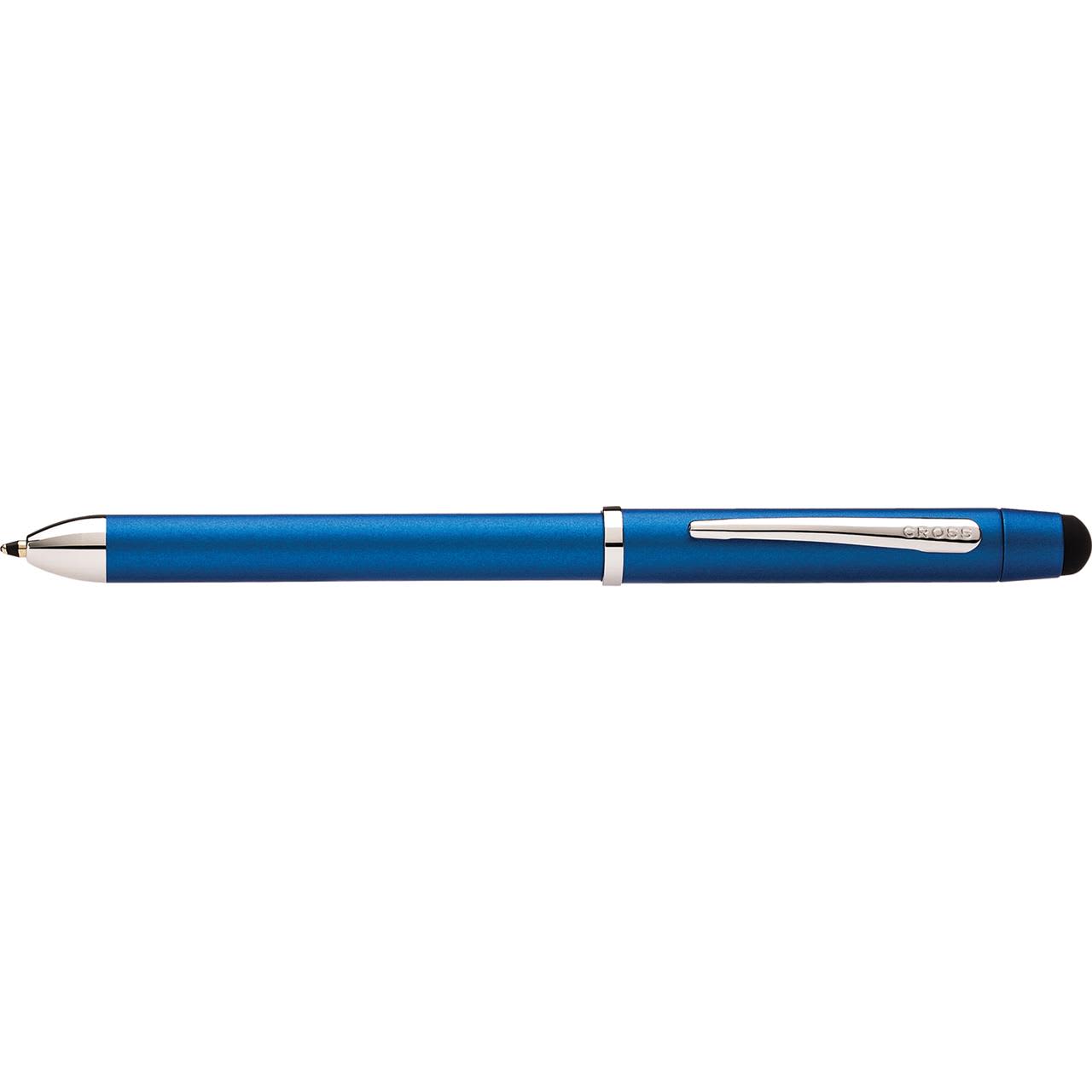 Cross Tech3+ Metallic Blue Multi Function Pen with Stylus