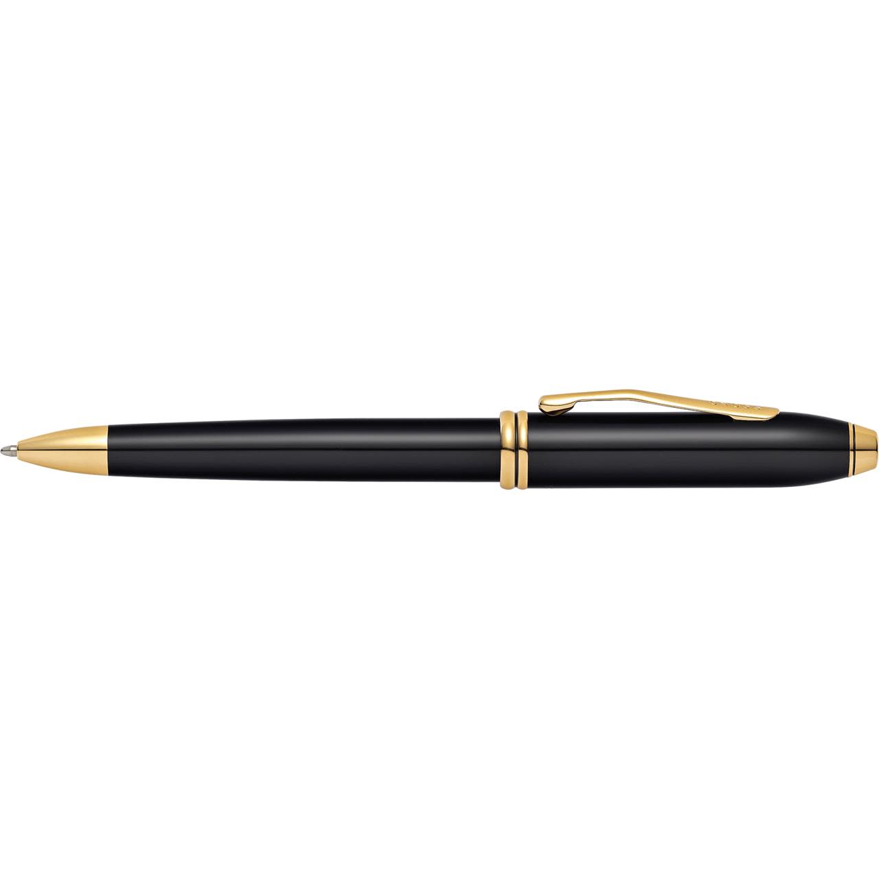 Cross Townsend Black Lacquer/23CT Gold Plated BP