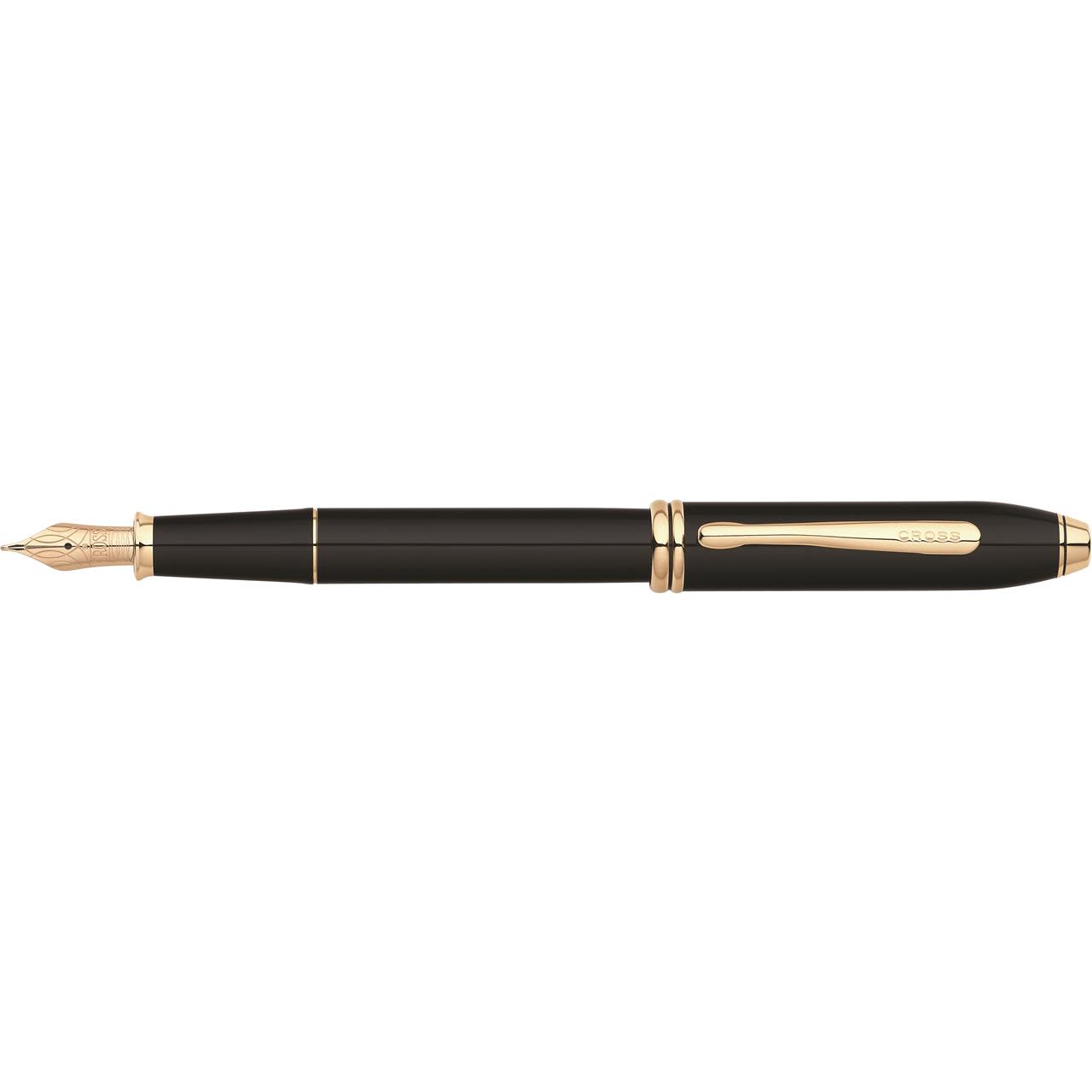 Cross Townsend Black Lacquer/23CT Gold Plated MFP