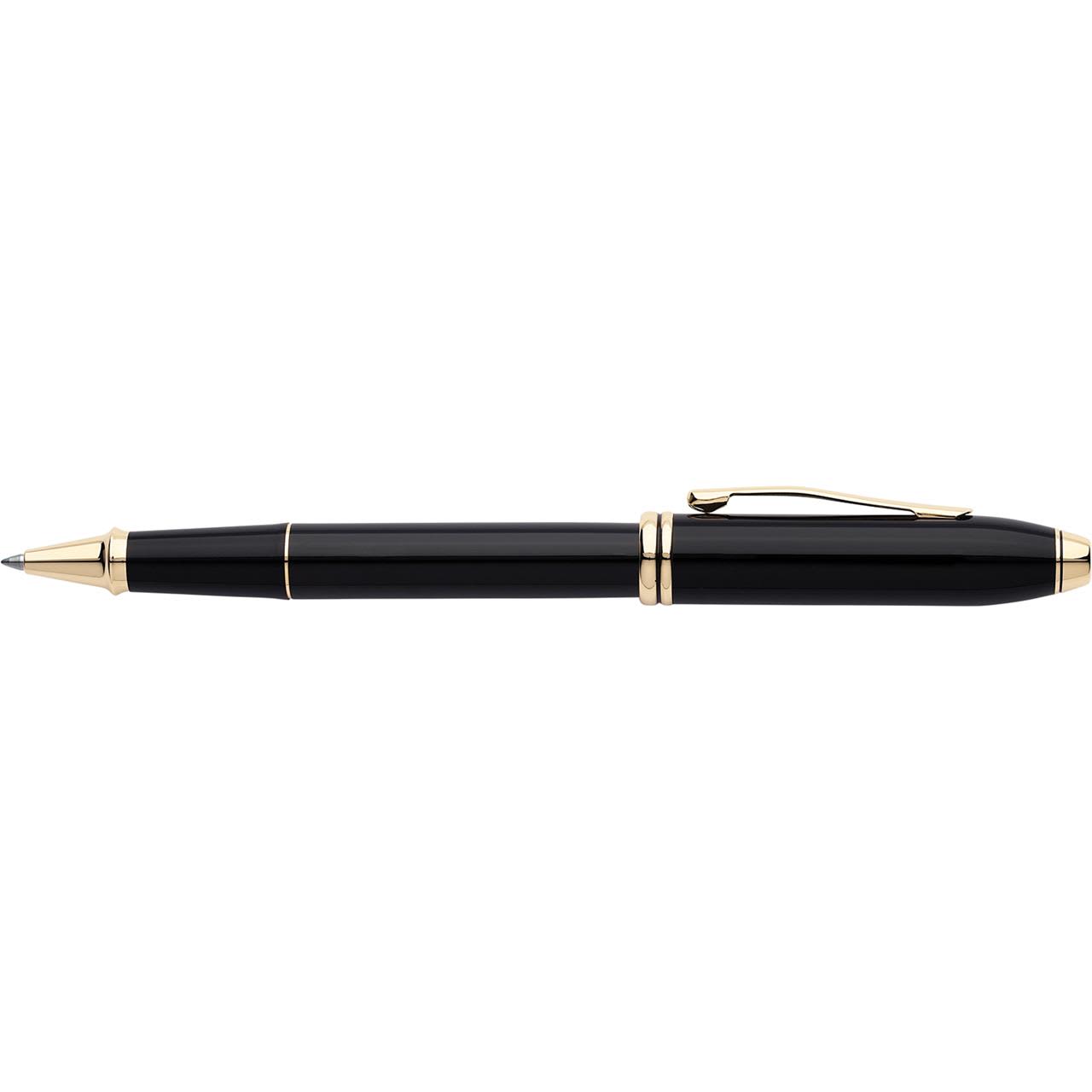 Cross Townsend Black Lacquer/23CT Gold Plated SRBP