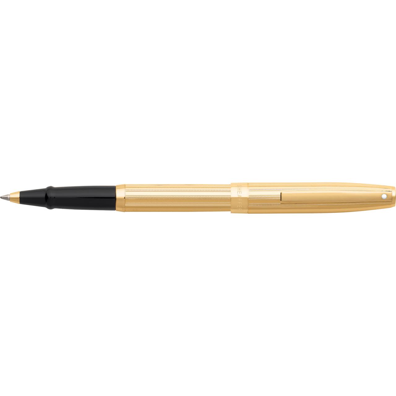Sheaffer Sagaris Fluted Gold/Gold TT RB