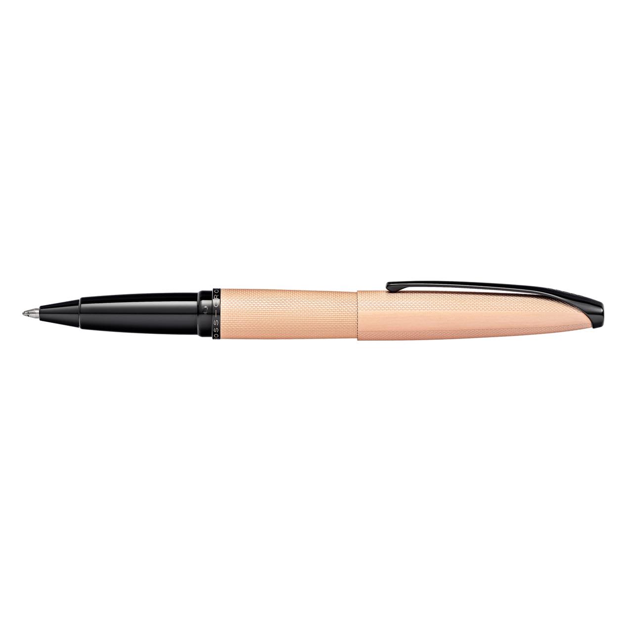 Cross ATX Brushed Rose Gold Etched Diamond SRBP