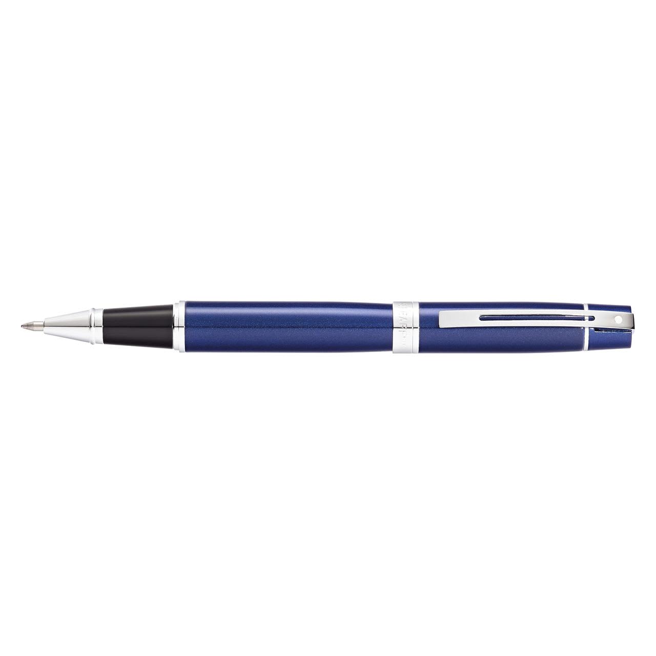 Sheaffer 300 Glossy Blue Lacquer/Chrome PT RB